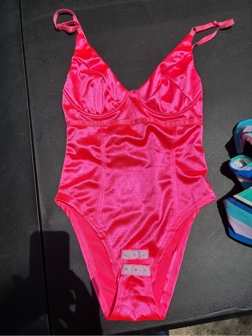 Bright Pink One-Piece Swimsuit